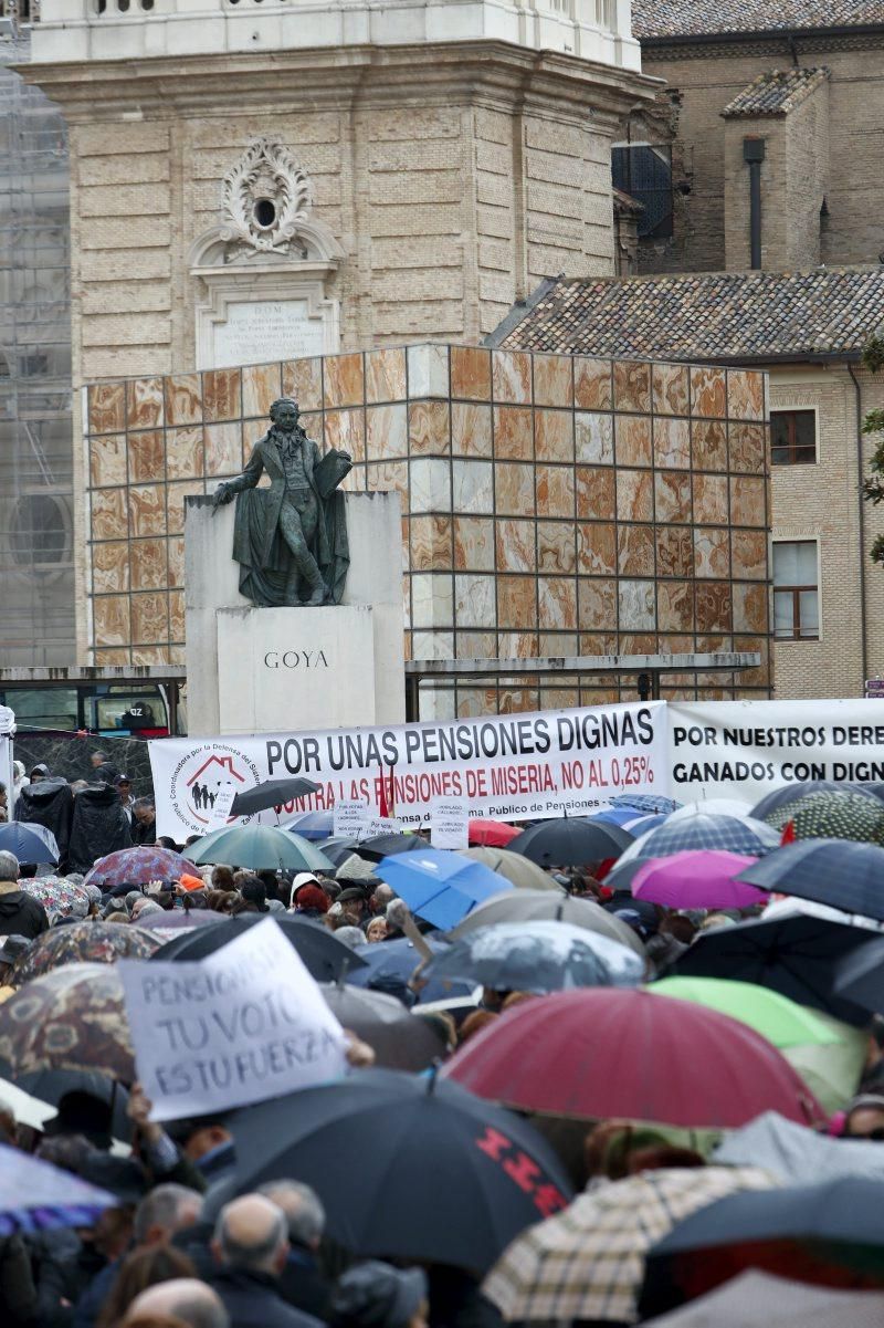 Movilización sin precedentes de los jubilados