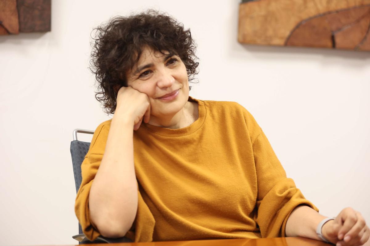 La cineasta y escritora Olga Osorio, durante una entrevista con este medio.