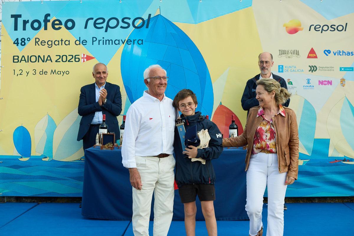Diego Álvarez, el regatista más joven.