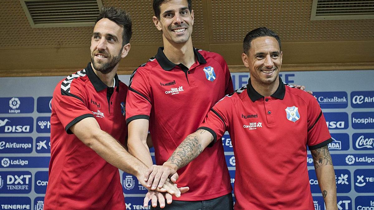 Carlos Ruiz, Dani Hernández y Suso Santana renovaron el año pasado sus contratos hasta junio de 2021.