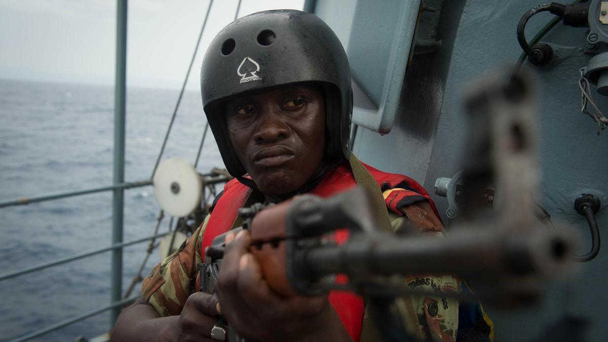 Imagen de archivo de un militar beninés.