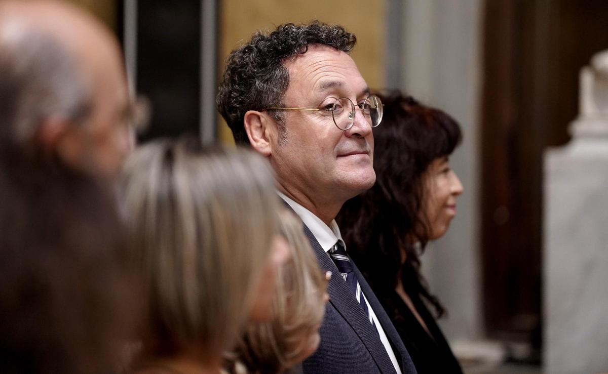 Álvaro García Ortiz, fiscal general del Estado durante unas jornadas en el Senado.