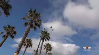 Espectáculo aéreo en Santa Cruz de Tenerife: Aviones F-18 sobrevolarán la ciudad por el Día de las Fuerzas Armadas