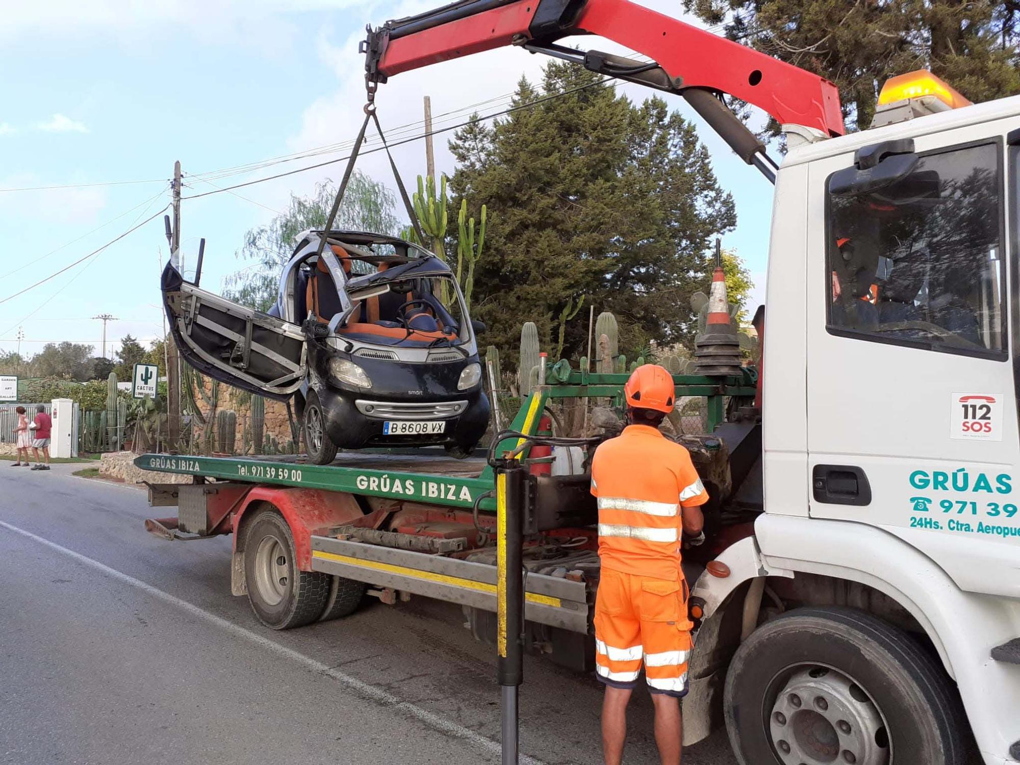 Accidente de tráfico carretera Porroig