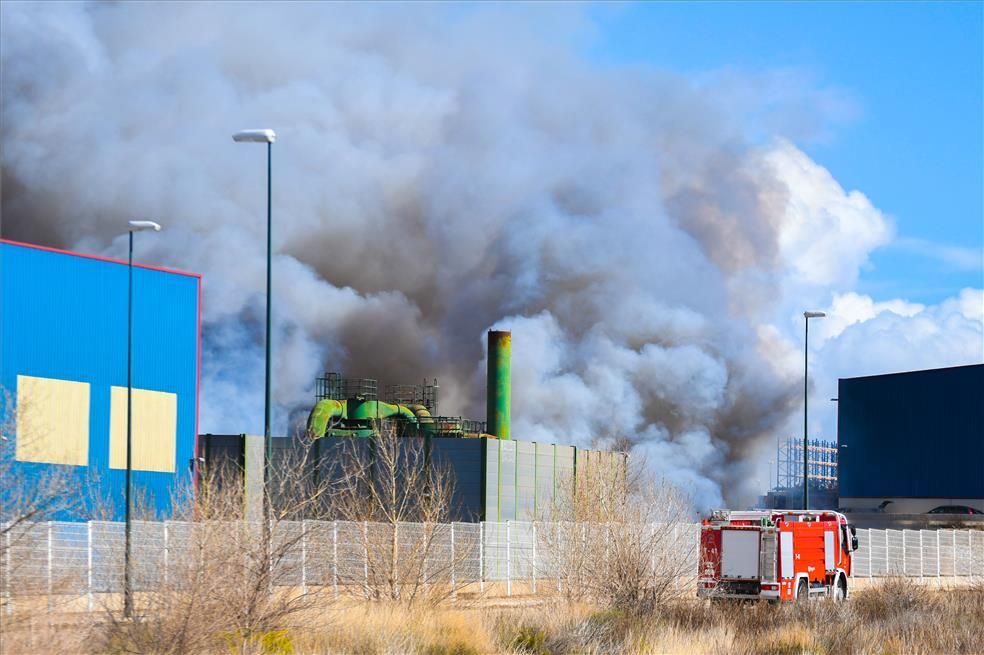 Incendio en el PTR de La Cartuja