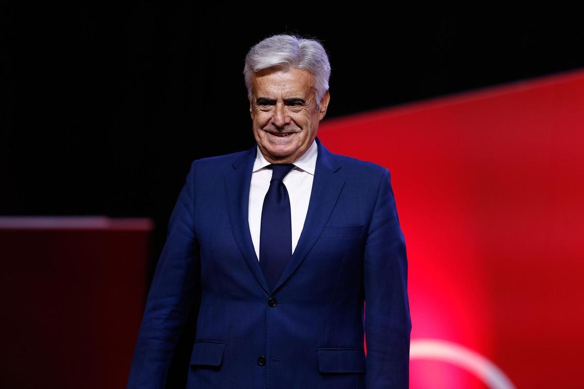 Pedro Rocha, durante una acto de la RFEF en Las Rozas.