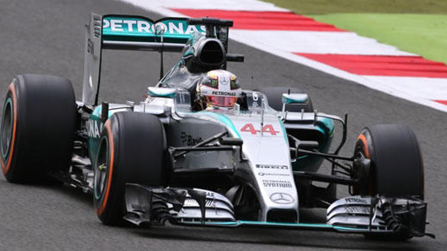 Lewis Hamilton, en Silverstone.