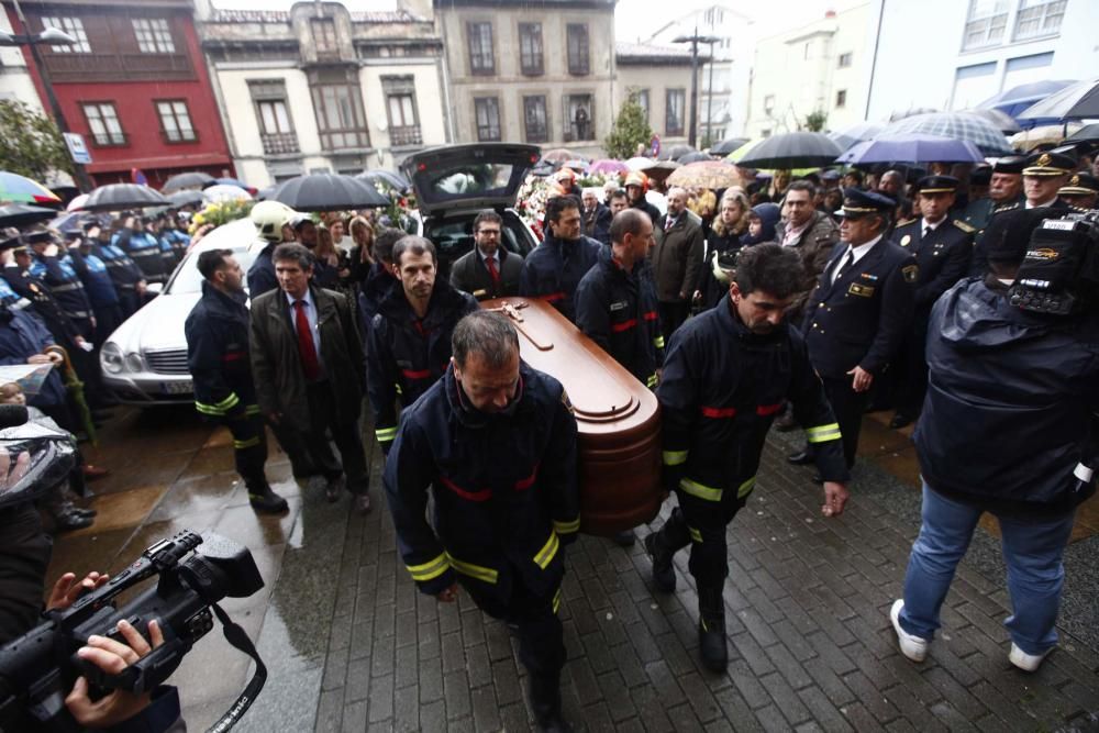 Funeral por Eloy Palacio, bombero fallecido en Oviedo