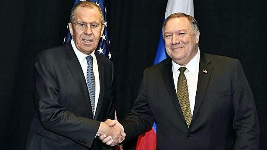 Lavrov i Pompeo es van reunir ahir a Finlàndia.