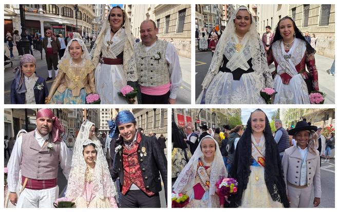 Las comisiones de falla en la Ofrenda a San Vicente Ferrer 1/6)
