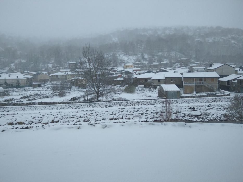 La nieve "oculta" Porto de Sanabria