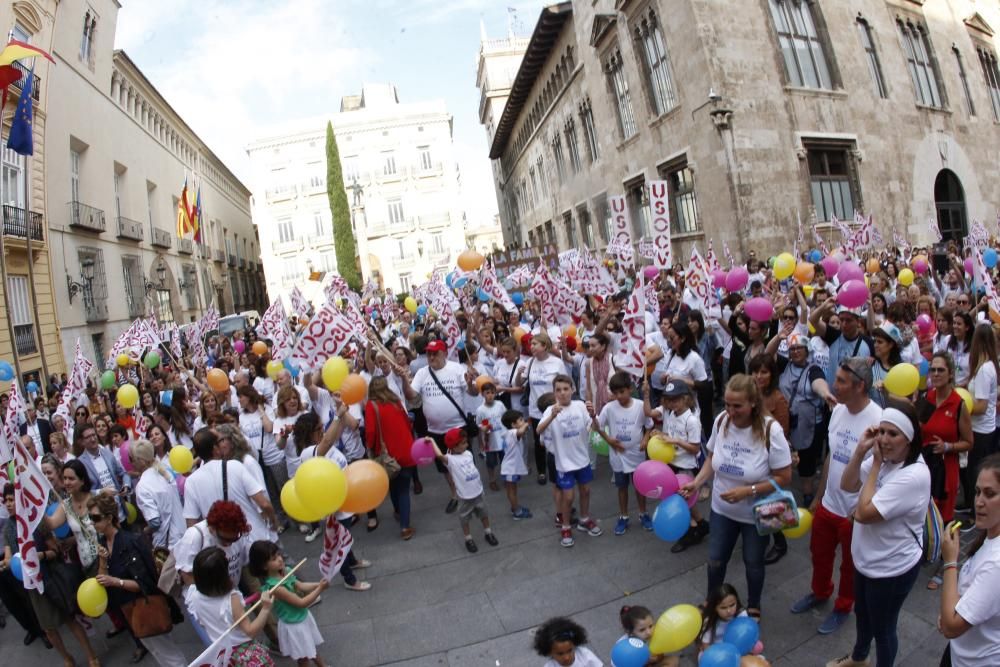 Manifestación de la concertada en Valencia