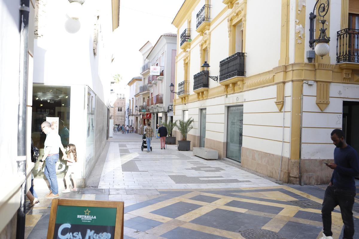 Un tramo de Pío XII desde la Corredera.