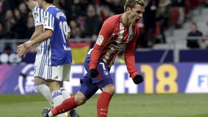 Griezmann va marcar el gol que va donar els tres punts al seu equip