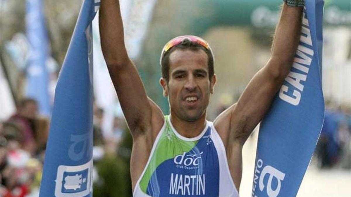 Emilio Martín, campeón del mundo de duatlón