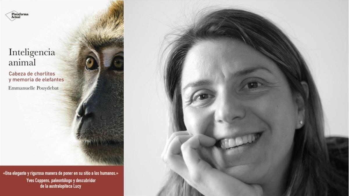 Emmanuelle Pouydebat  autora de  Inteligencia animal   Plataforma  2018