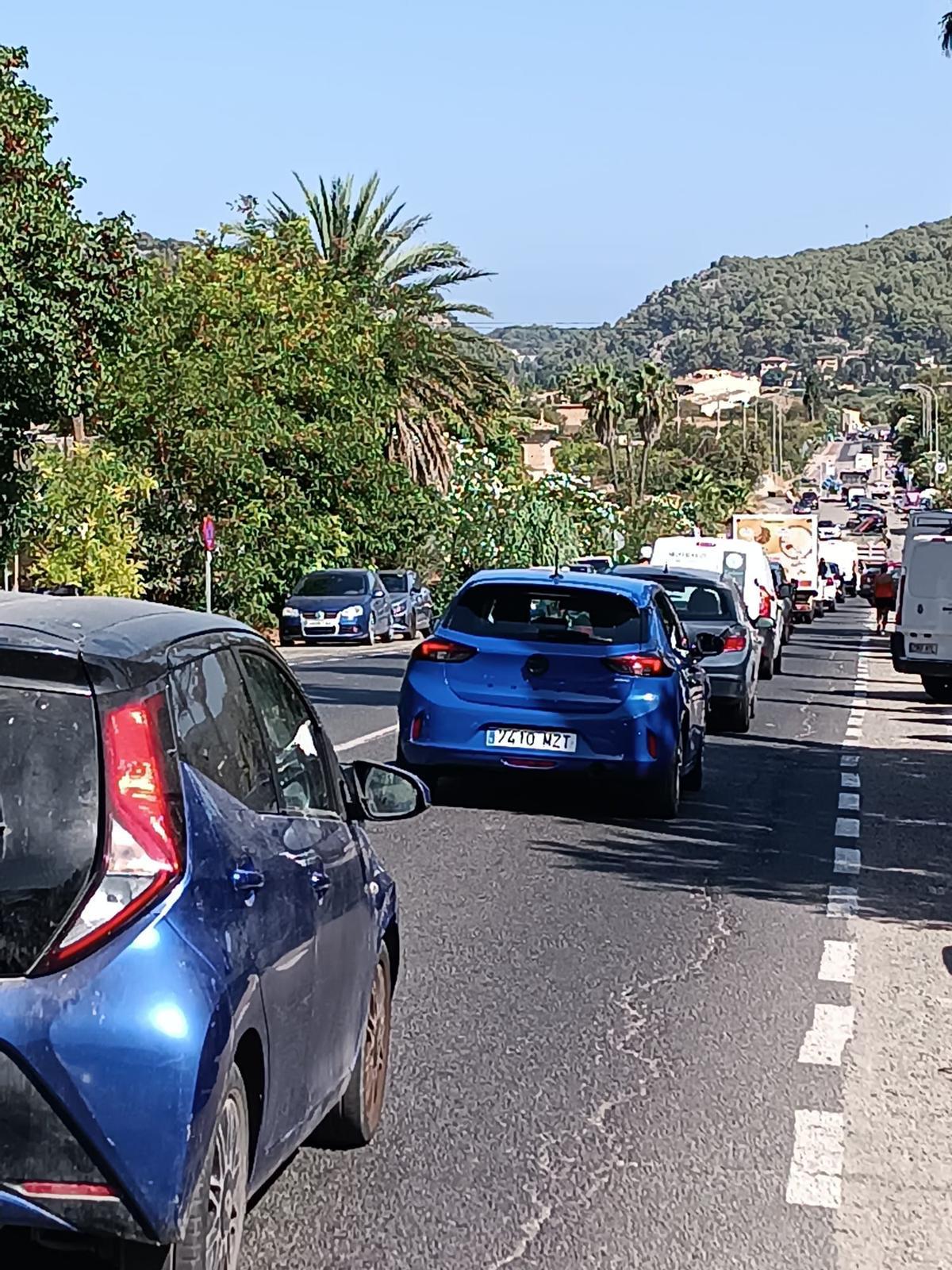 Primeras retenciones en la entrada de Sóller