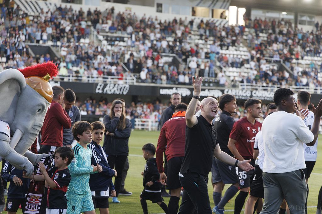 Las imágenes de la victoria del FC Cartagena que asegura su permanencia