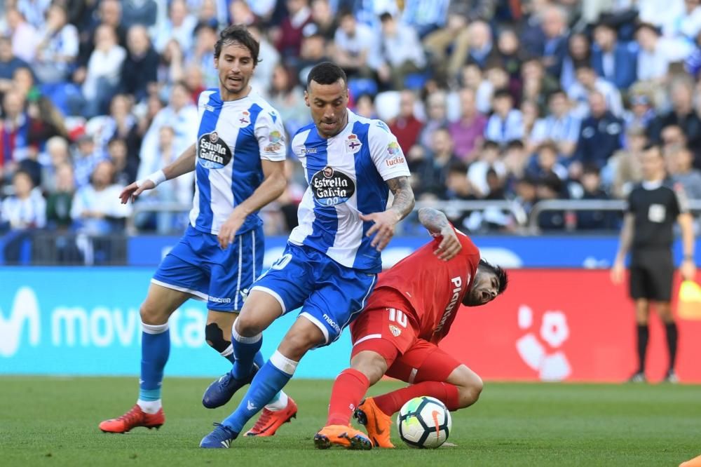 El Dépor no pasa del empate ante el Sevilla