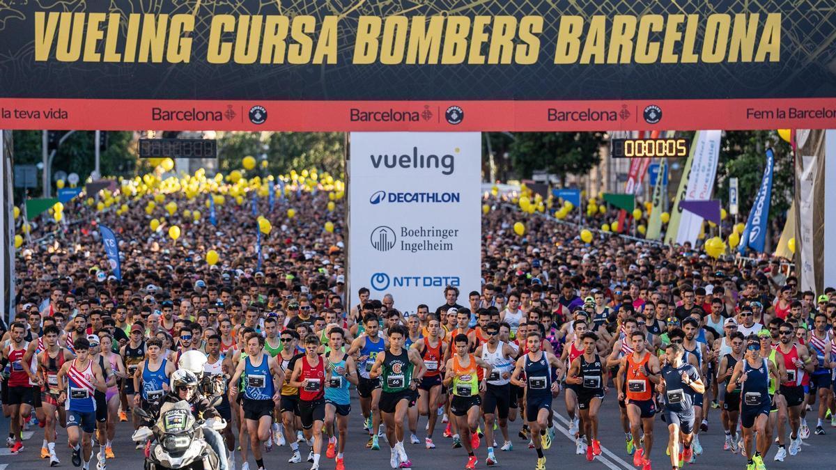 La Cursa Bombers Barcelona 2026 ya ha vendido el 90% de sus dorsales ...