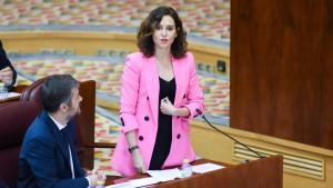 Isabel Díaz Ayuso, en la asamblea de Madrid