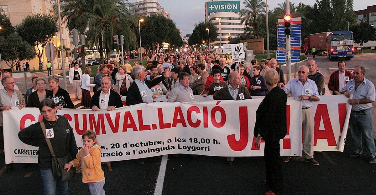 Protesta para pedir la ronda, el 20 de octubre de 2006.