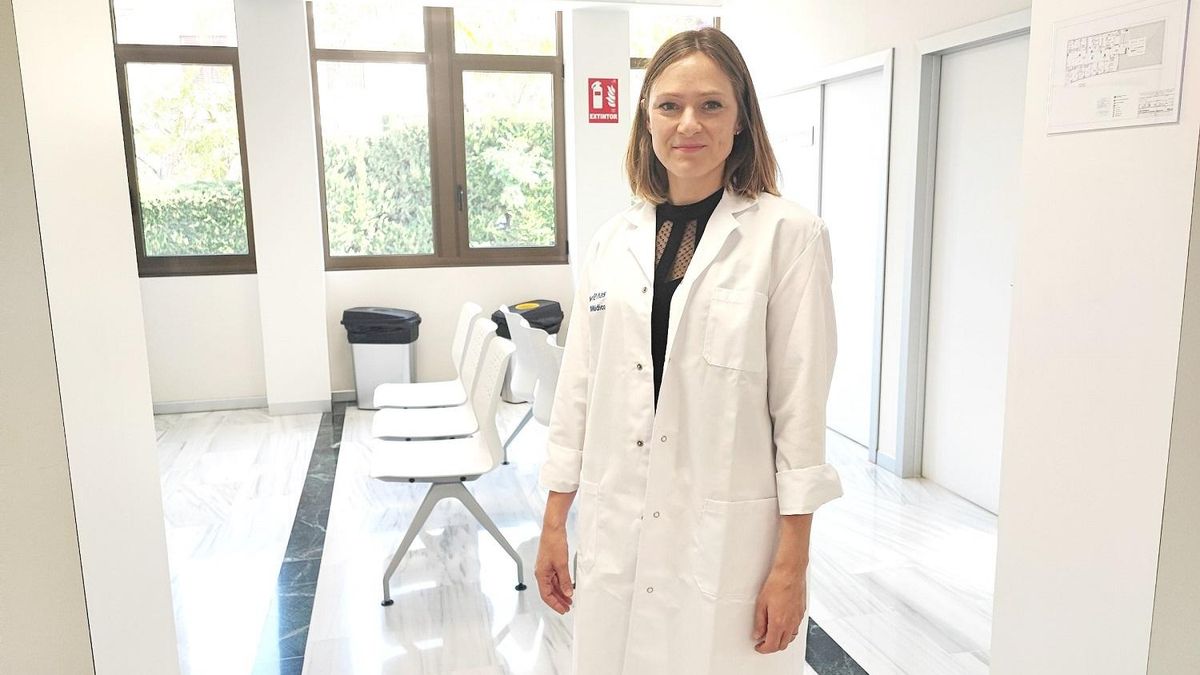 La doctora Sara Simonsen en el Centro Médico Vithas Limonar