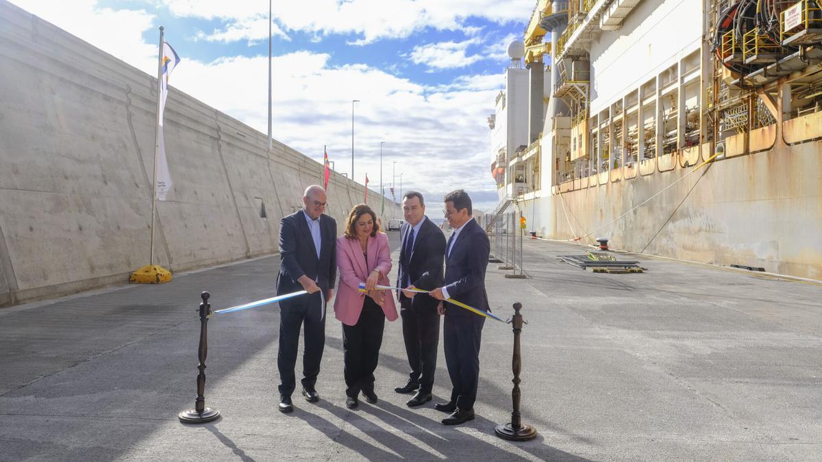 El Puerto de Las Palmas inaugura la ampliación del Muelle Nelson Mandela