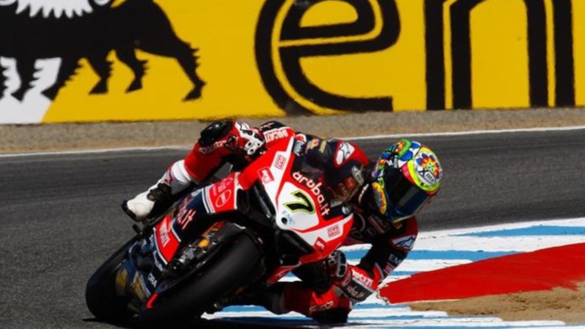 Chaz Davies se impuso en la carrera de Superbikes de Laguna Seca