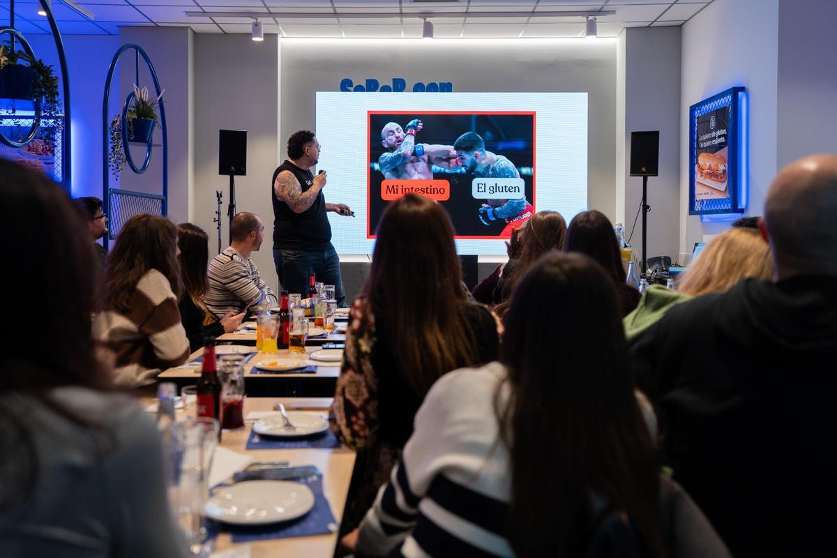 Presentación de la nueva carta sin gluten de La Boca Te Lía.