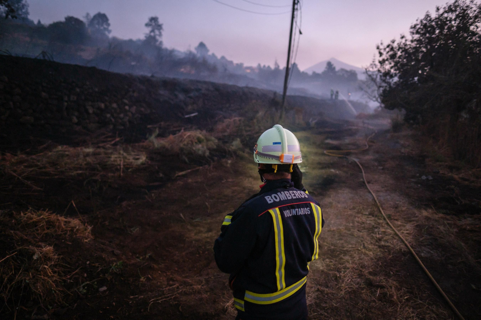 Incendio en La Orotava