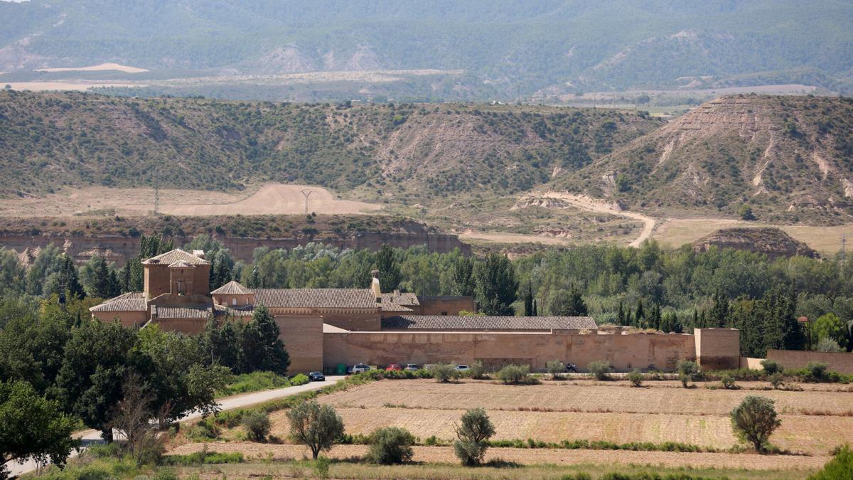 Vista del monasterio de Sijena (Huesca). EFE/Javier Cebollada