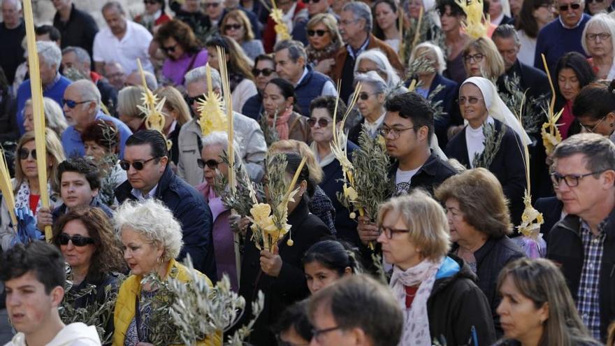 Restricciones de tráfico por la procesión del Domingo de Ramos en Palma