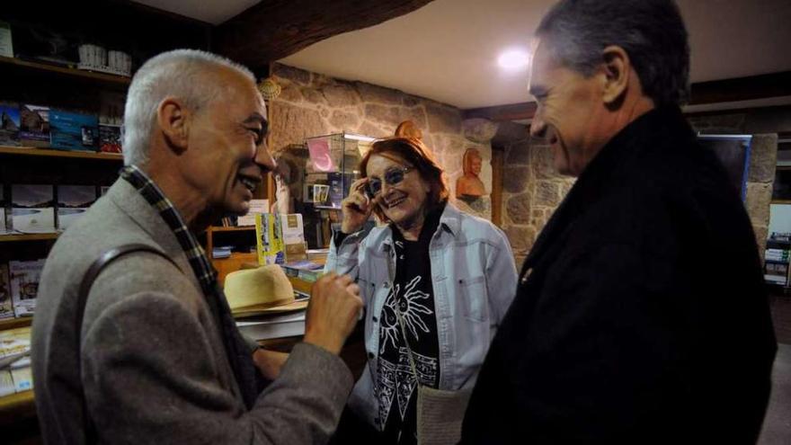 Rosa Regás durante su visita en la jornada de ayer a Vilanova. // Iñaki Abella