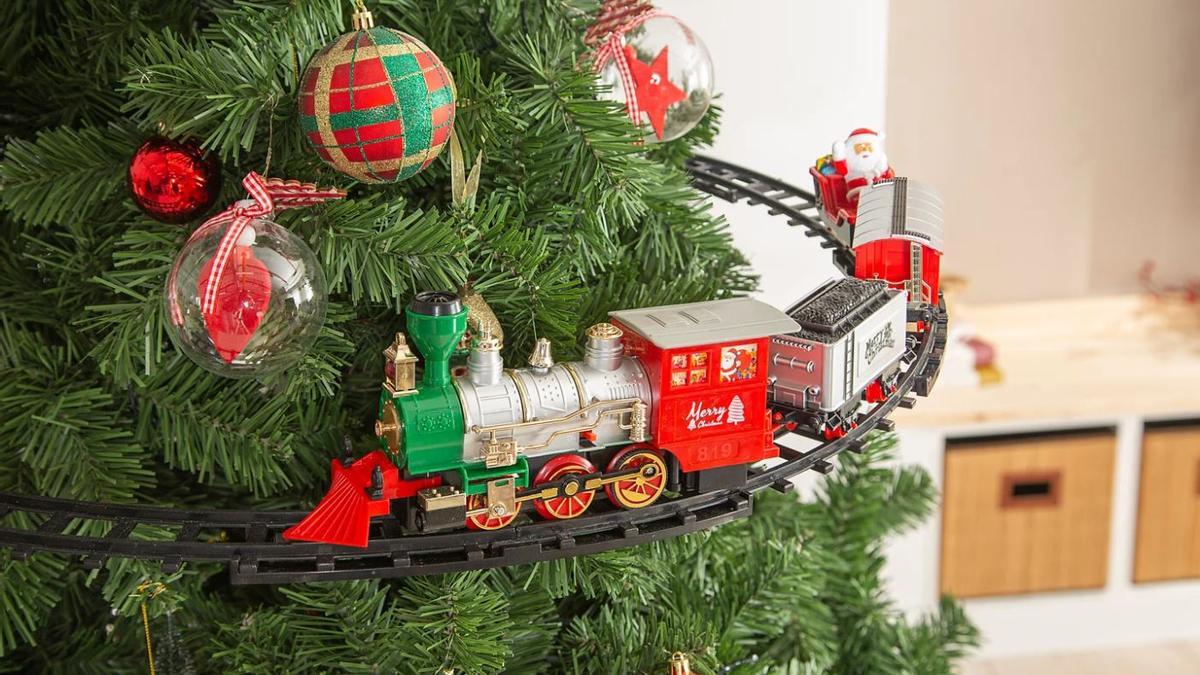 Tren árbol de Navidad | El adorno más original de estas navidades