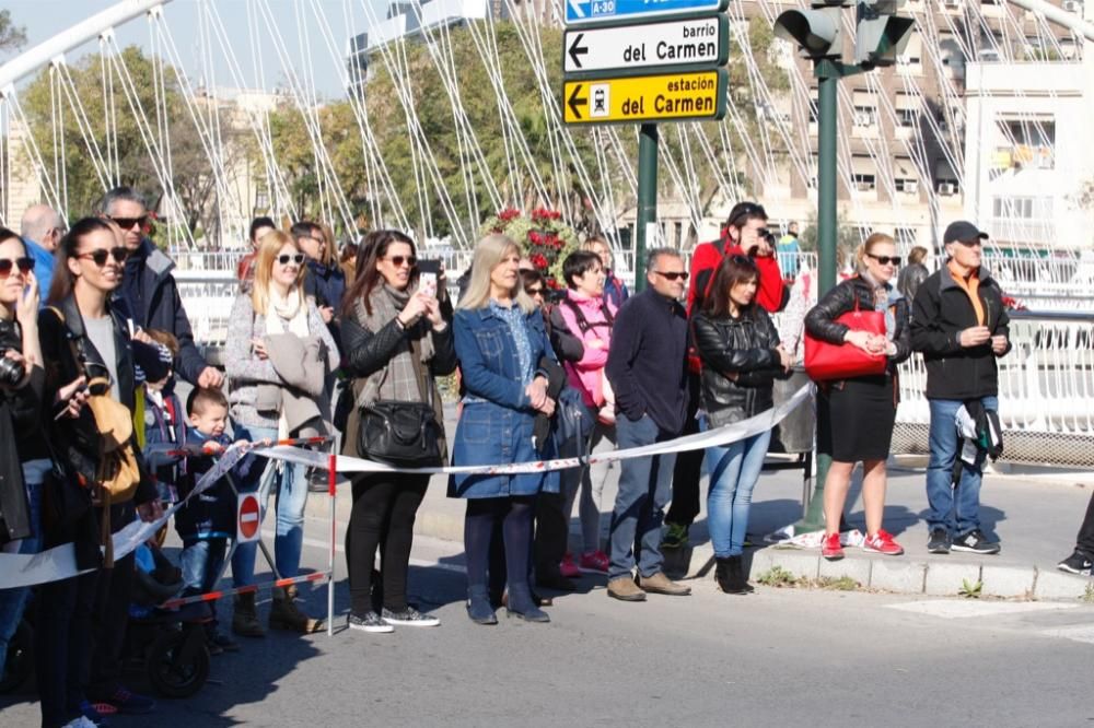 Media Maratón Murcia: Paso por Puente Reina Sofía