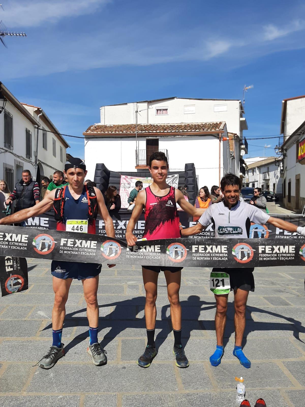 Los tres mejores del VII CXM Trofeo Diputación.