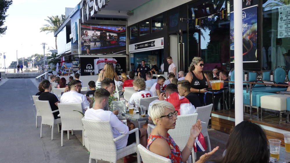 Magaluf se blinda contra los 'hooligans' ante el Inglaterra-Túnez