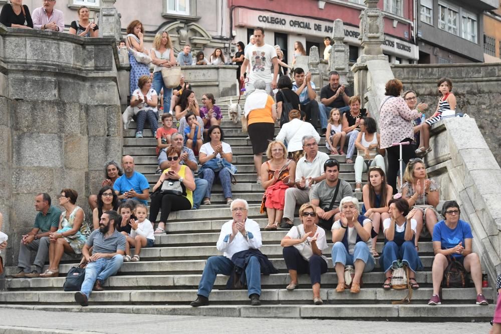 La OSG, en A Coruña por las víctimas de Cataluña