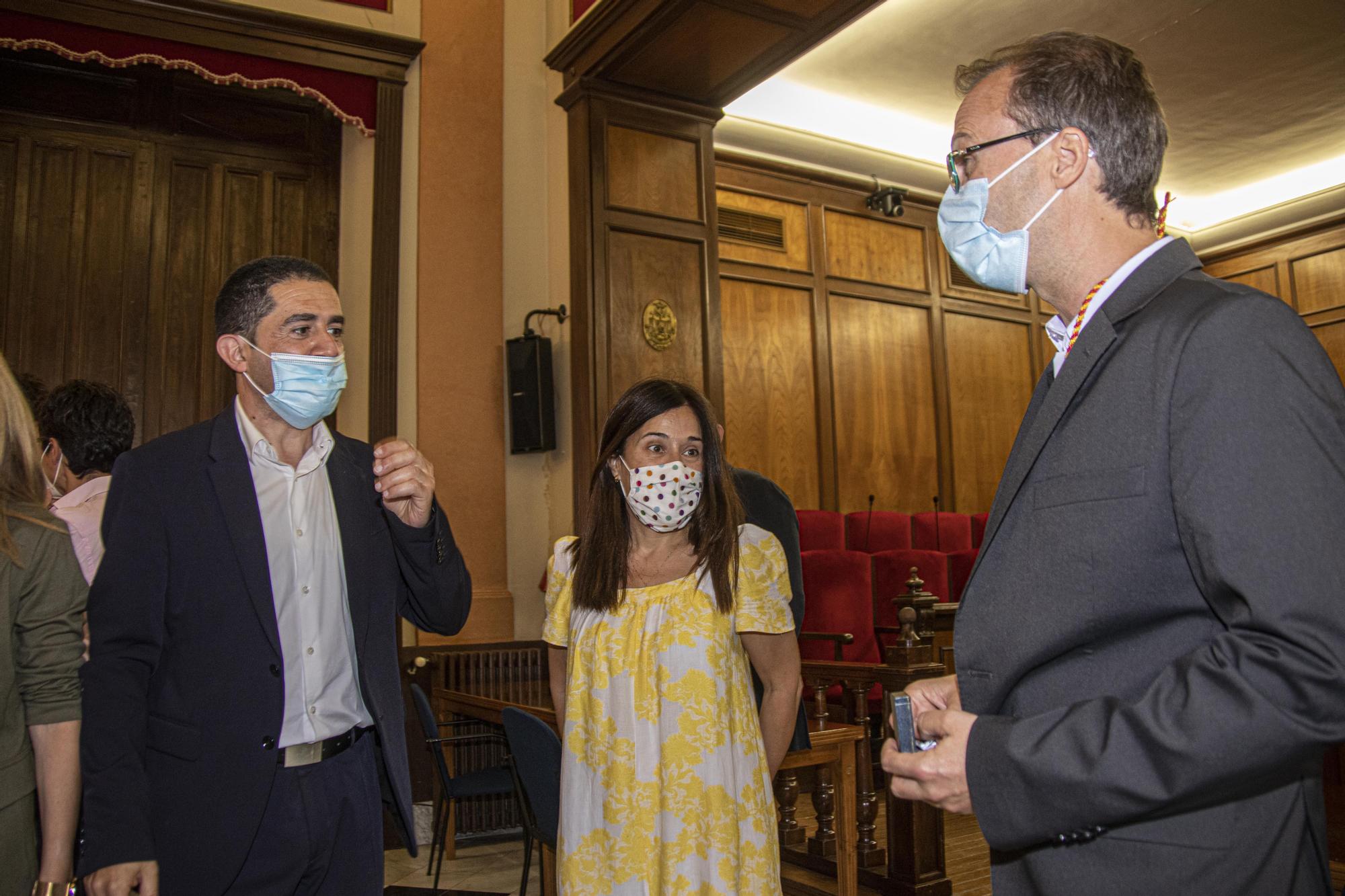 Toma de posesión de Jordi Segura, nuevo concejal del PSOE en Alcoy