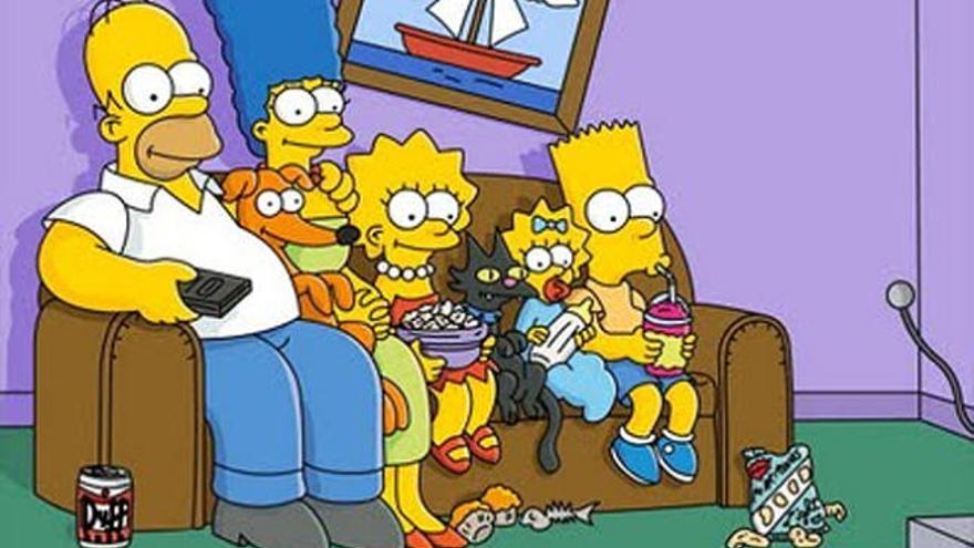 La familia Simpson.