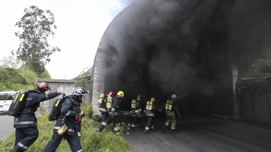 Pruebas antiguas en el túnel de Anes.