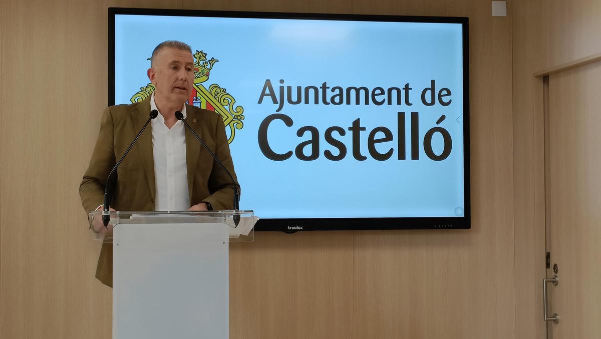 El portavos del equipo de gobierno de Castelló, Vicent Sales.