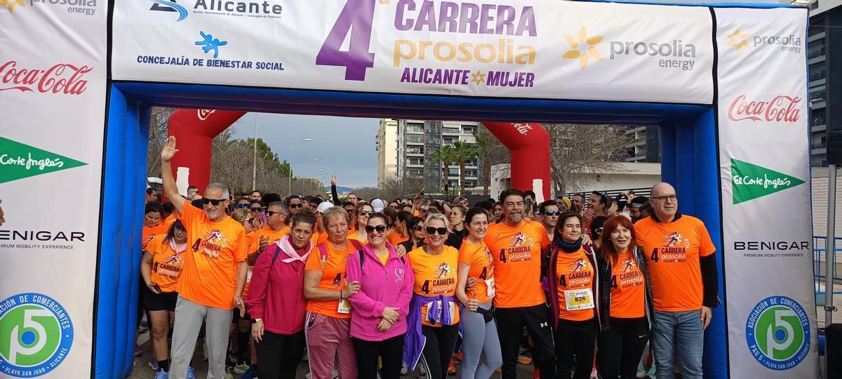 Salida de la Carrera Alicante Mujer, este 8 de marzo.