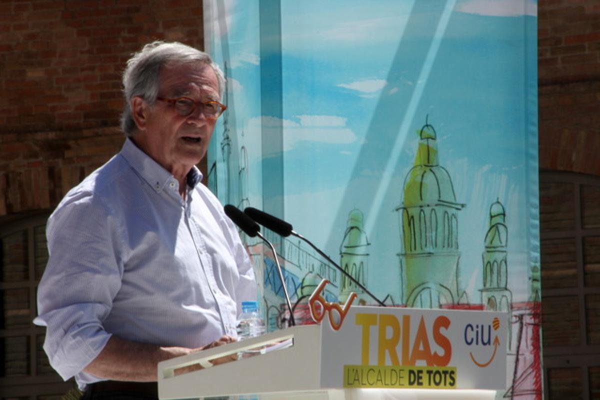 Xavier Trias, durant un acte a les Glòries a Barcelona, aquest dissabte. Xavier Trias, durant un acte a les Glòries a Barcelona, aquest dissabte.