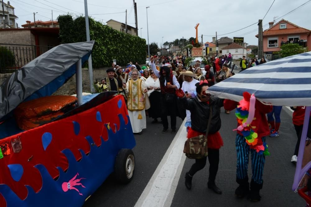 Aldán y Moaña celebran el final del Carnaval. // G. Núñez