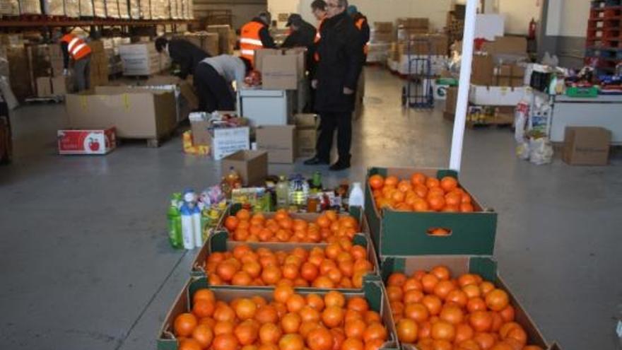 Imatge del magatzem del Banc dels Aliments a Girona