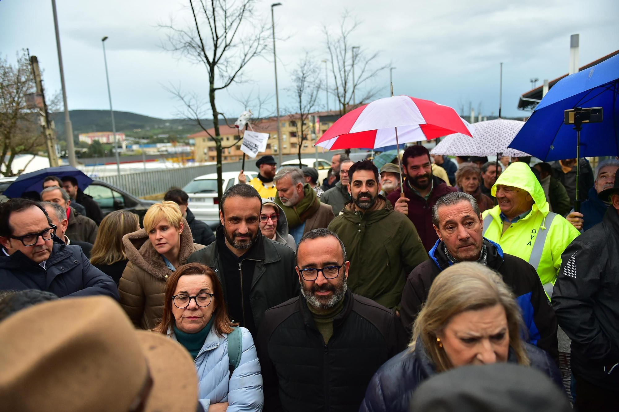 Así ha sido la concentración por el tren en Plasencia