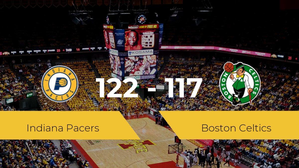 Indiana Pacers gana a Boston Celtics (122-117)