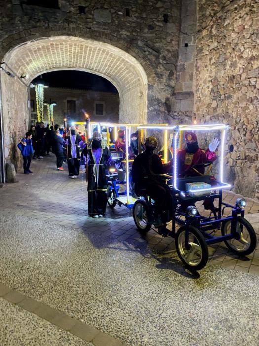 Els Reis han arribat en bicicleta a Capmany